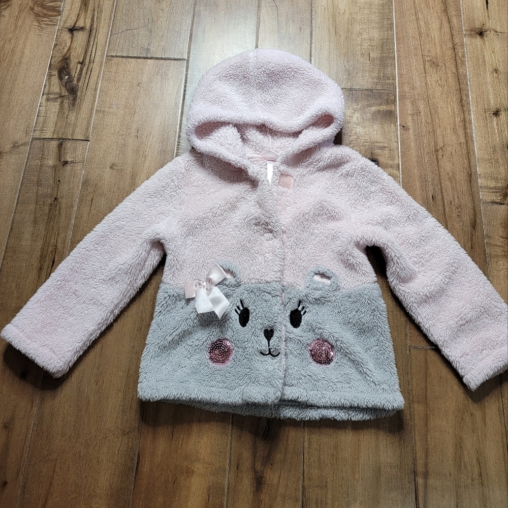 Girls pink sweater